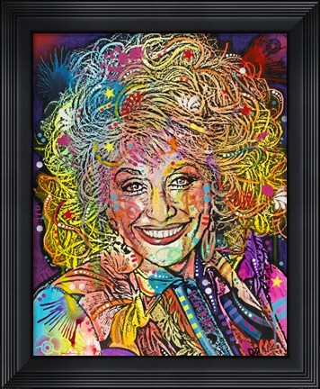 Framed Dolly Parton Print