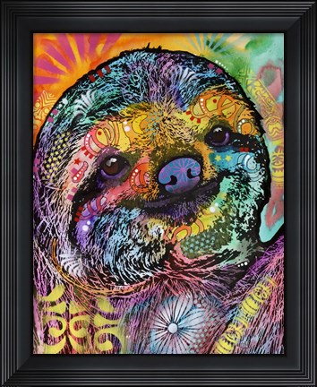 Framed Sloth Print