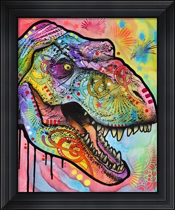 Framed T Rex 1 Print