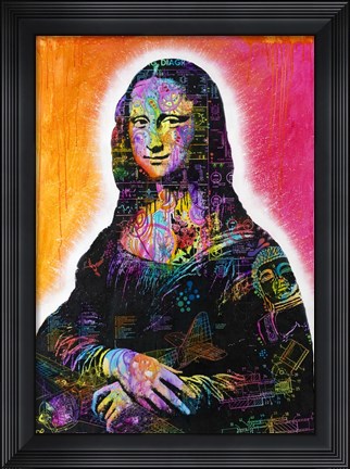 Framed Mona Lisa Print