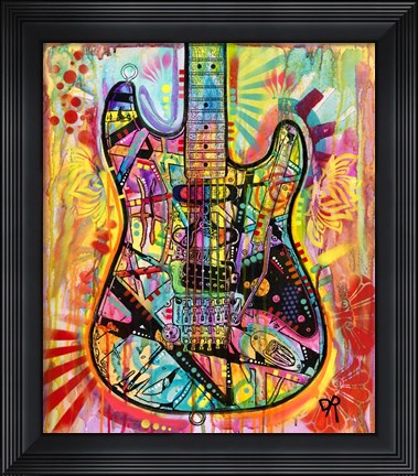 Framed Guitar Print