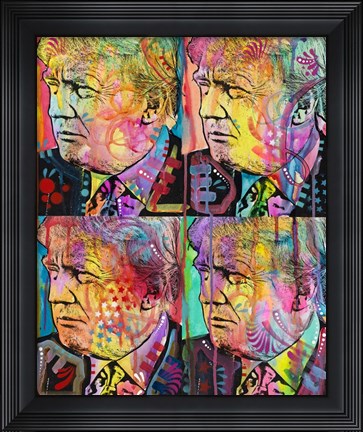 Framed Trump 4 Up Print