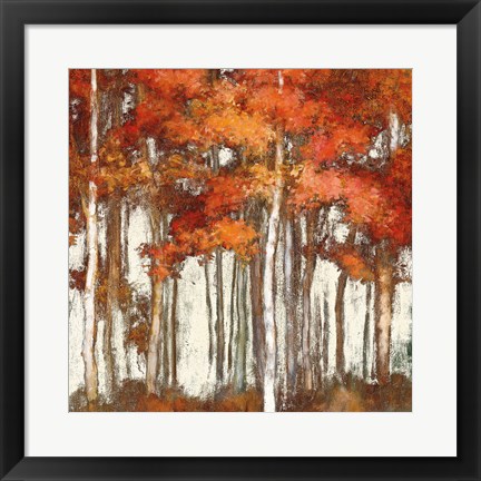 Framed October Woods Light Print