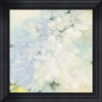 Framed White Lilacs Print