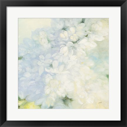 Framed White Lilacs Print