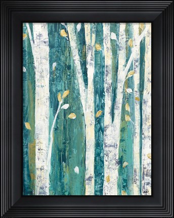 Framed Birches in Spring III Print