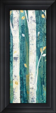 Framed Birches in Spring Panel II Print