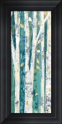 Framed Birches in Spring Panel III Print