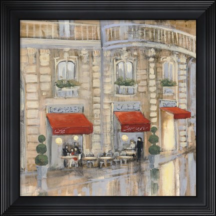 Framed Touring Paris Couple II Print