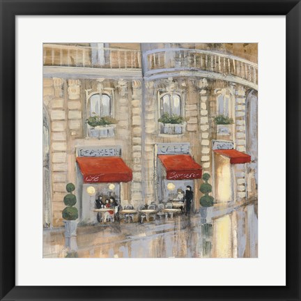 Framed Touring Paris Couple II Print