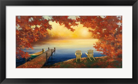 Framed Autumn Glow Crop v2 Print