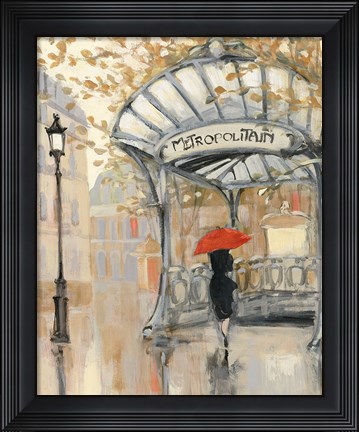 Framed To the Metro III Print