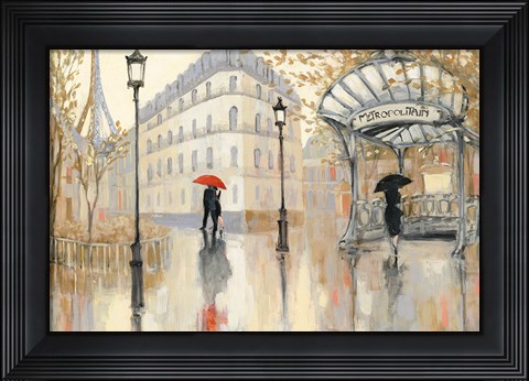 Framed To the Metro Print
