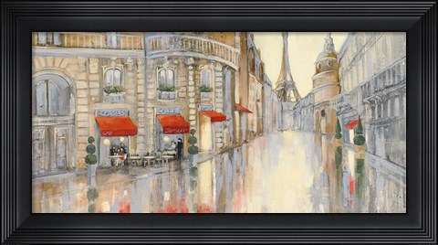Framed Touring Paris Crop Print