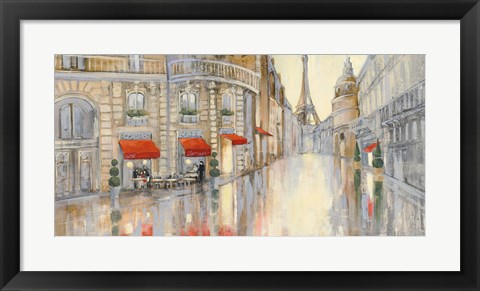 Framed Touring Paris Crop Print