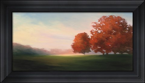 Framed La Plage en Hiver Print