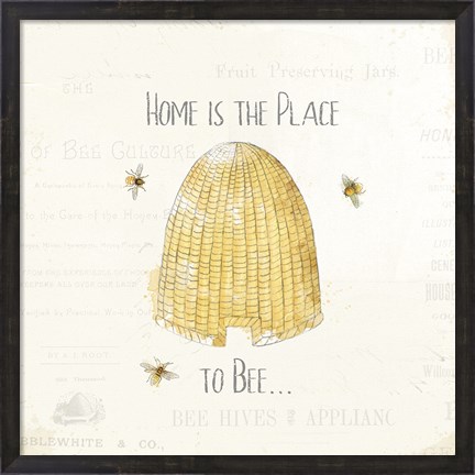 Framed Bee and Bee II Print