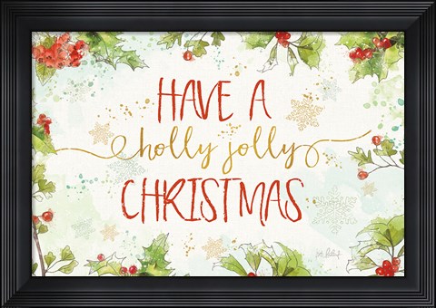 Framed Christmas Sentiments I Print
