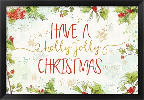 Framed Christmas Sentiments I Print