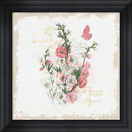 Framed French Romance III Print