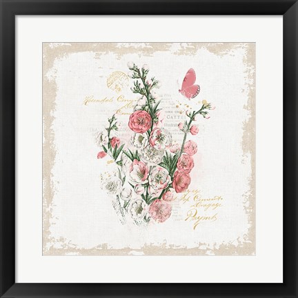 Framed French Romance III Print