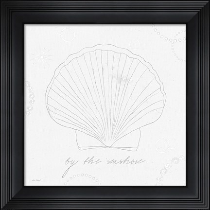 Framed Coastal Splash II no Color Print