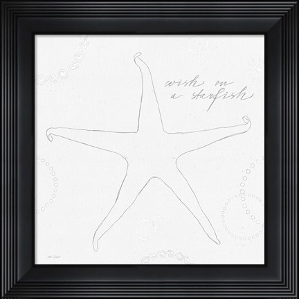 Framed Coastal Splash I no Color Print