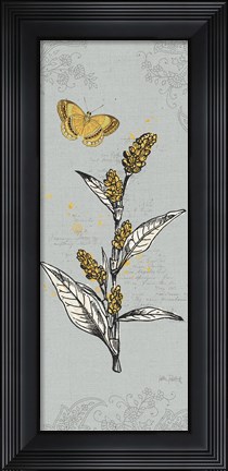 Framed Harvest Fields VI Gray Print