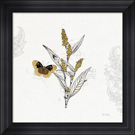 Framed Harvest Fields II Print