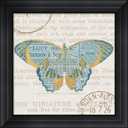 Framed Bookshelf Botanical VIII Print