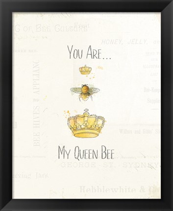 Framed Bee and Bee VI Print