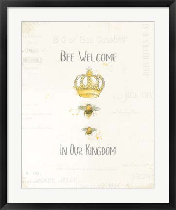 Framed Bee and Bee V Print