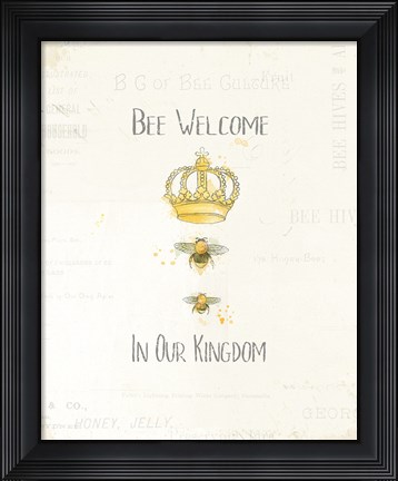 Framed Bee and Bee V Print