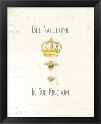 Framed Bee and Bee V Print