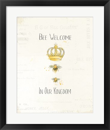 Framed Bee and Bee V Print
