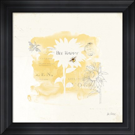 Framed Bee and Bee VIII Print