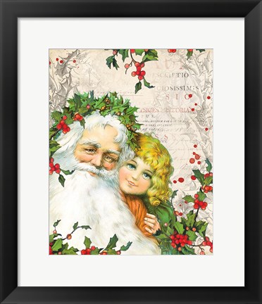 Framed Vintage Holiday III Print