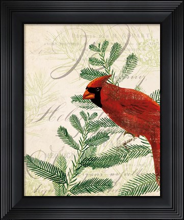 Framed Vintage Noel II Print