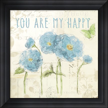 Framed Romantic Morning VII Print