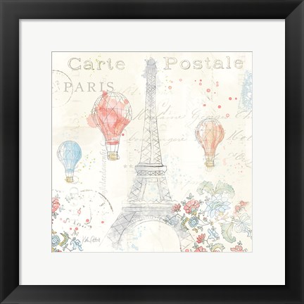 Framed Lighthearted in Paris IV Print