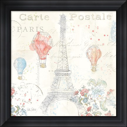 Framed Lighthearted in Paris IV Print
