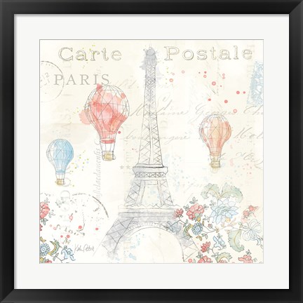 Framed Lighthearted in Paris IV Print