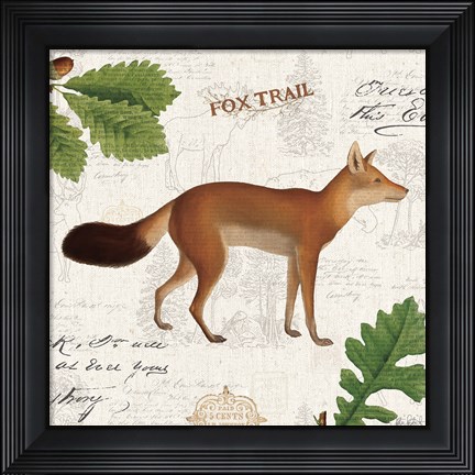 Framed Lodge Collage VI Print