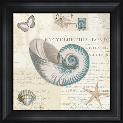 Framed Beach Wonders III Print