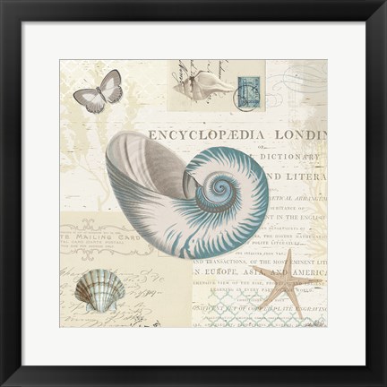 Framed Beach Wonders III Print