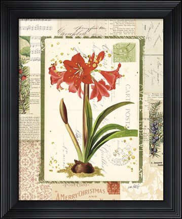 Framed Holiday Nostalgia III Print