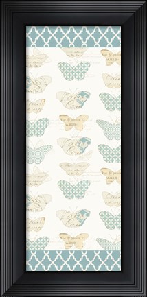 Framed En Bleu XV Print
