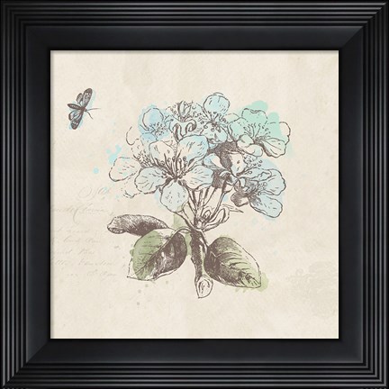 Framed En Bleu XI Print