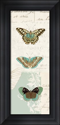 Framed En Bleu IX Print