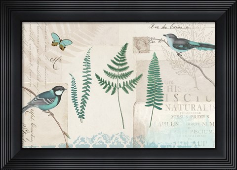 Framed En Bleu XIII Print